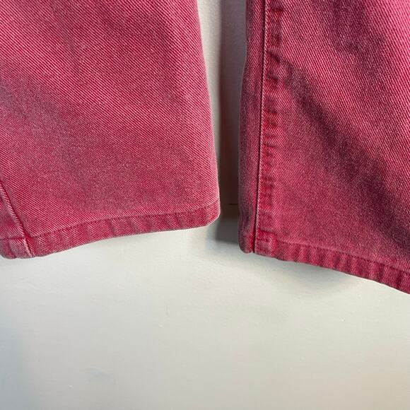 Vintage Y2K Tommy Hilfiger Hipster Straight Leg Jeans Pink Island Punch Womens 4 - Picture 9 of 14